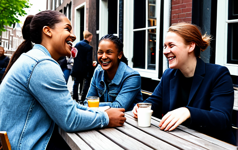 스트레스 해소를 위한 자아 개발 - Creative Expression**

"A person wearing modest clothing, painting with watercolors in a bright, sun...