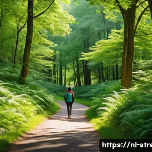 Home 33 스트레스 해소법 신체와 정신 모두 해소 - **Prompt for Movement in Nature:**
"A vibrant, eye-level shot of an adult individual, appearing ...