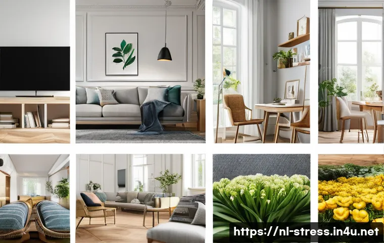 스트레스 해소를 위한 집안 정리 - Here are three detailed image generation prompts in English, designed to adhere to the specified saf...