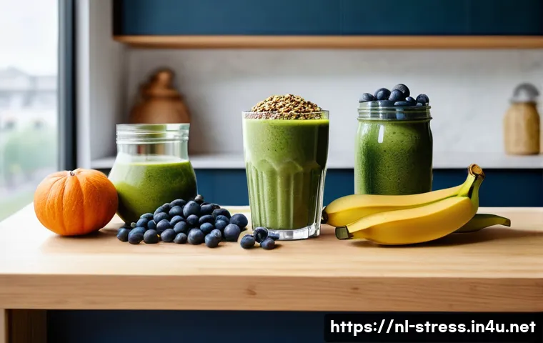 스트레스 해소를 위한 음식   수프와 스무디 관련 이미지 1