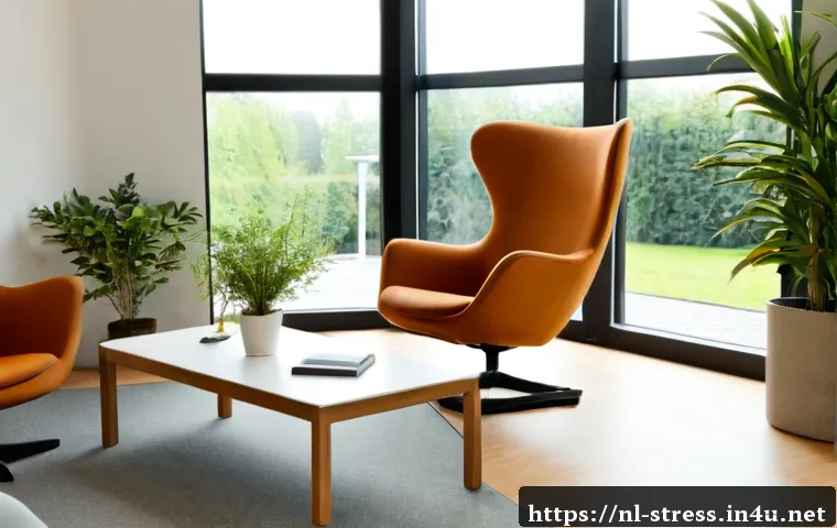 Home 30 스트레스 해소법 심리상담 이용하기 - Photorealistic Dutch adult having a calm private consultation with a compassionate psychologist in a...